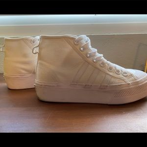 Women’s Adidas Nizza Platform Hightops